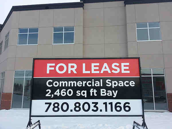 Sherwood Park Commercial Real Estate Signs