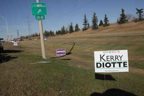 Sherwood Park Temporary Signs